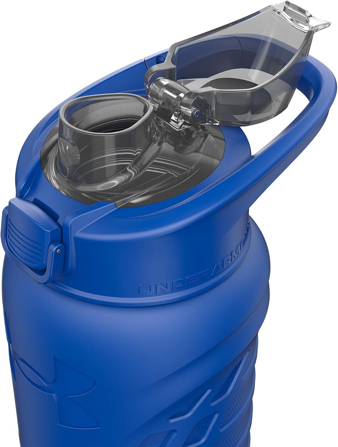 imageUnder Armour Bouteille deau en acier inoxydable de 700 ml isole mousqueton facile transporter antifuite pour enfants et adultes tous les sports salle de sportSolid Royal