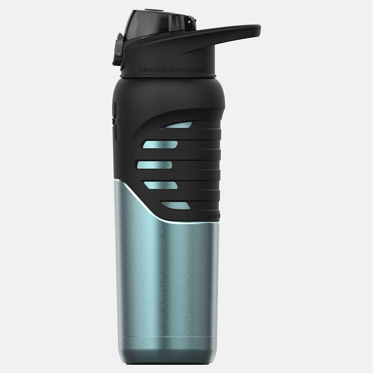 imageUnder Armour Bouteille deau en acier inoxydable de 700 ml isole mousqueton facile transporter antifuite pour enfants et adultes tous les sports salle de sportBleu Zphyr