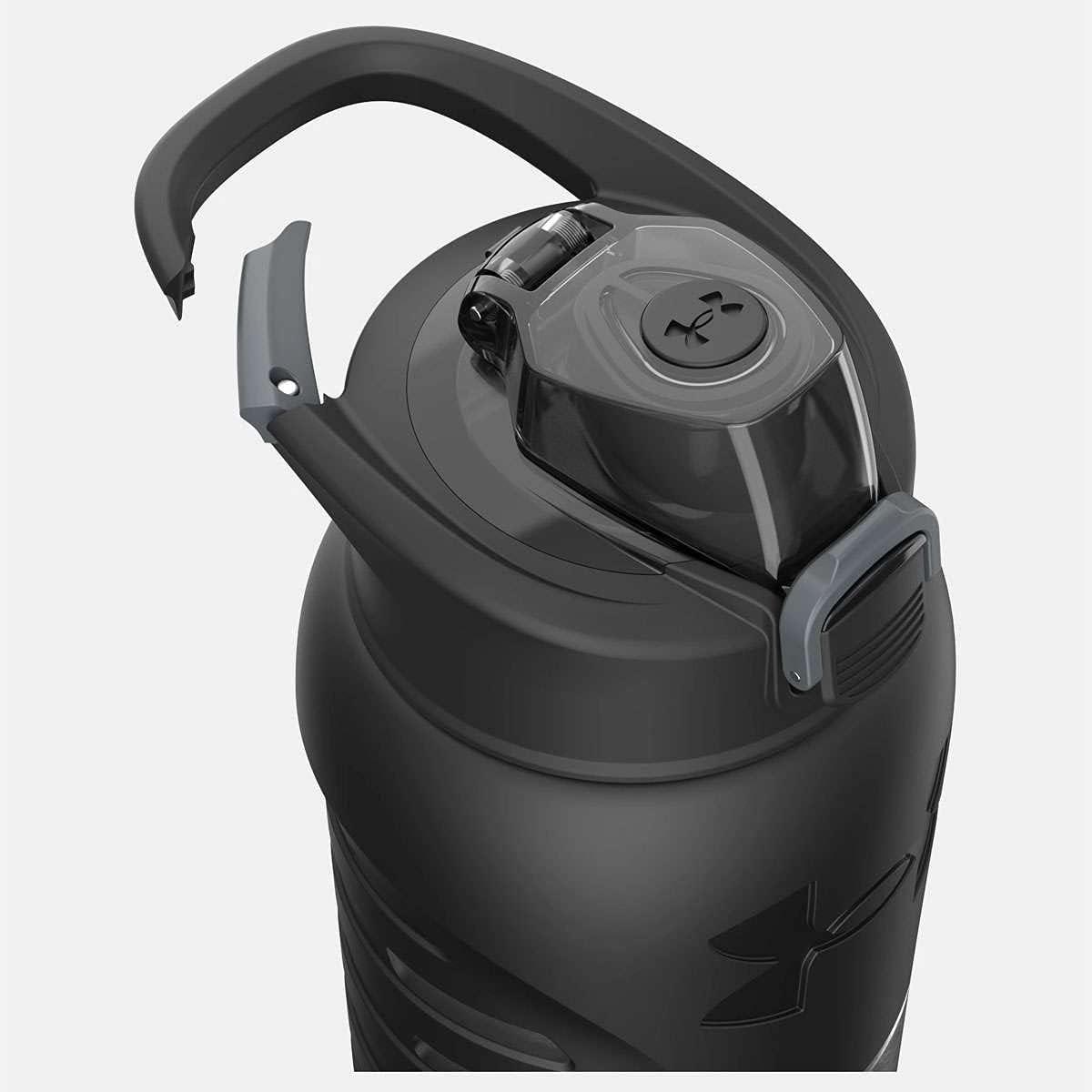imageUnder Armour Bouteille deau en acier inoxydable de 700 ml isole mousqueton facile transporter antifuite pour enfants et adultes tous les sports salle de sportBleu Zphyr