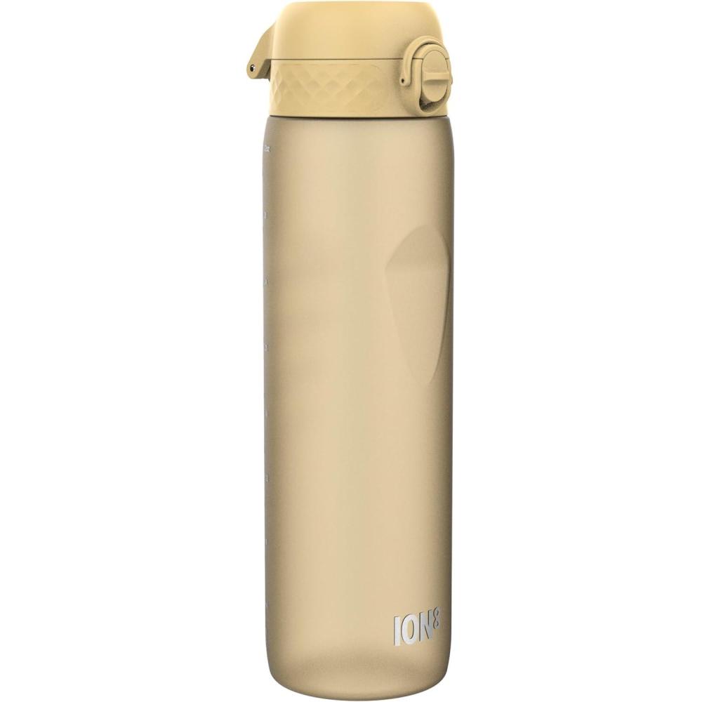 imageIon8 Gourde 1l 1000ml AntiFuite Facile  Ouvrir Verrouillage Scuris Poigne de Transport Lavable en Lavevaisselle Sans BPA Idale pour le Sport et la Salle de Sport Violet ClairDsert