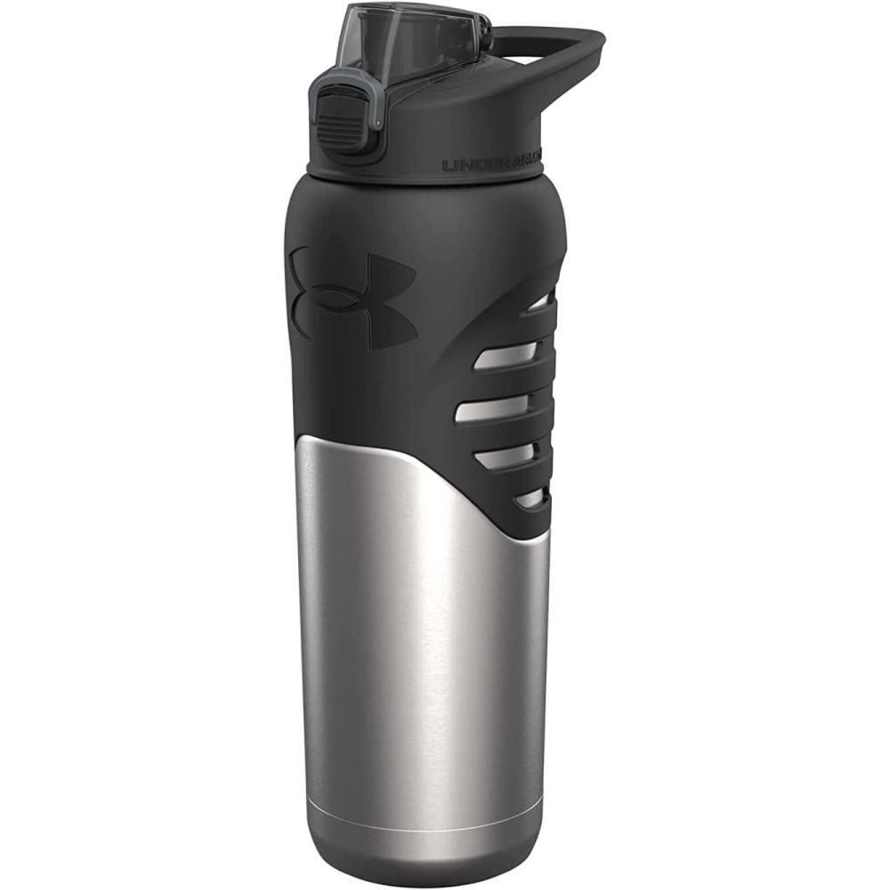 imageUnder Armour Bouteille deau en acier inoxydable de 700 ml isole mousqueton facile transporter antifuite pour enfants et adultes tous les sports salle de sportInoxysable