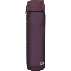 Ion8 Gourde 1l, 1000ml, Anti-Fuite, Facile à Ouvrir, Verrouillage Sécurisé, Poignée de Transport, Lavable en Lave-vaisselle, Sans BPA, Idéale pour le Sport et la Salle de Sport, Violet Clair(Mûre)