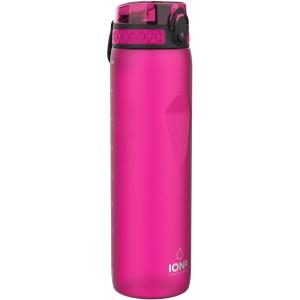 Ion8 Gourde 1l, 1000ml, Anti-Fuite, Facile à Ouvrir, Verrouillage Sécurisé, Poignée de Transport, Lavable en Lave-vaisselle, Sans BPA, Idéale pour le Sport et la Salle de Sport, Violet Clair(Rose)