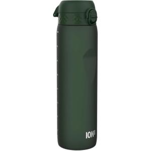 Ion8 Gourde 1l, 1000ml, Anti-Fuite, Facile à Ouvrir, Verrouillage Sécurisé, Poignée de Transport, Lavable en Lave-vaisselle, Sans BPA, Idéale pour le Sport et la Salle de Sport, Violet Clair(Vert Foncé)