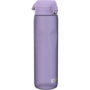 Ion8 Gourde 1l, 1000ml, Anti-Fuite, Facile à Ouvrir, Verrouillage Sécurisé, Poignée de Transport, Lavable en Lave-vaisselle, Sans BPA, Idéale pour le Sport et la Salle de Sport, Violet Clair(Violet Clair)