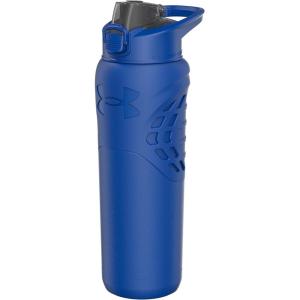 Under Armour Bouteille d&rsquo;eau en acier inoxydable de 700 ml, isolée, mousqueton facile à transporter, anti-fuite, pour enfants et adultes, tous les sports, salle de sport(Solid Royal)