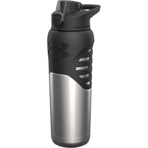 Under Armour Bouteille d&rsquo;eau en acier inoxydable de 700 ml, isolée, mousqueton facile à transporter, anti-fuite, pour enfants et adultes, tous les sports, salle de sport(Inoxysable)