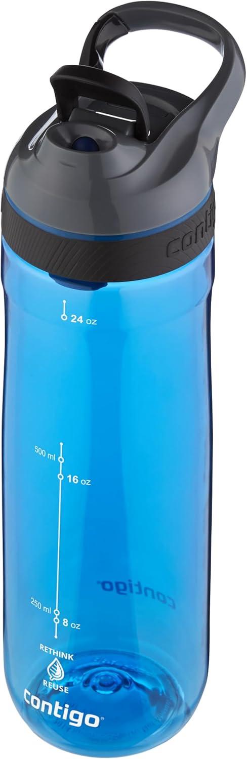 imageContigo Cortland Autoseal Gourde Grande Bouteille dEau de 720 ML sans BPA Gourde de Sport Bouteille antifuites Idale pour lcole Le Sport Le vlo la Course Pieds la randonneMonaco