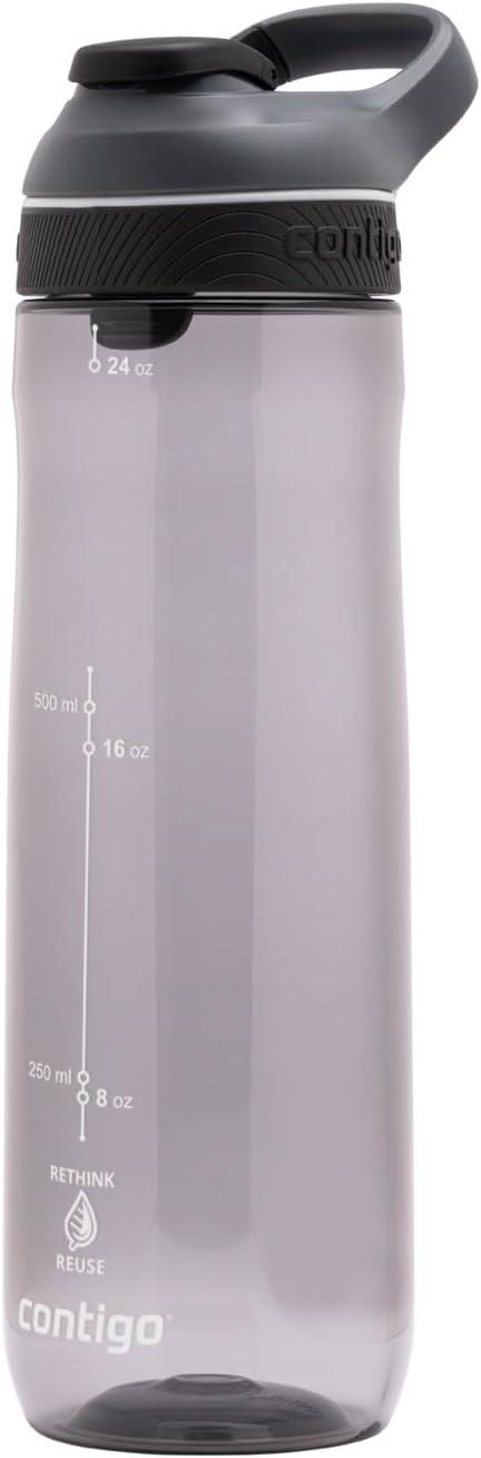 imageContigo Cortland Autoseal Gourde Grande Bouteille dEau de 720 ML sans BPA Gourde de Sport Bouteille antifuites Idale pour lcole Le Sport Le vlo la Course Pieds la randonneSmoke