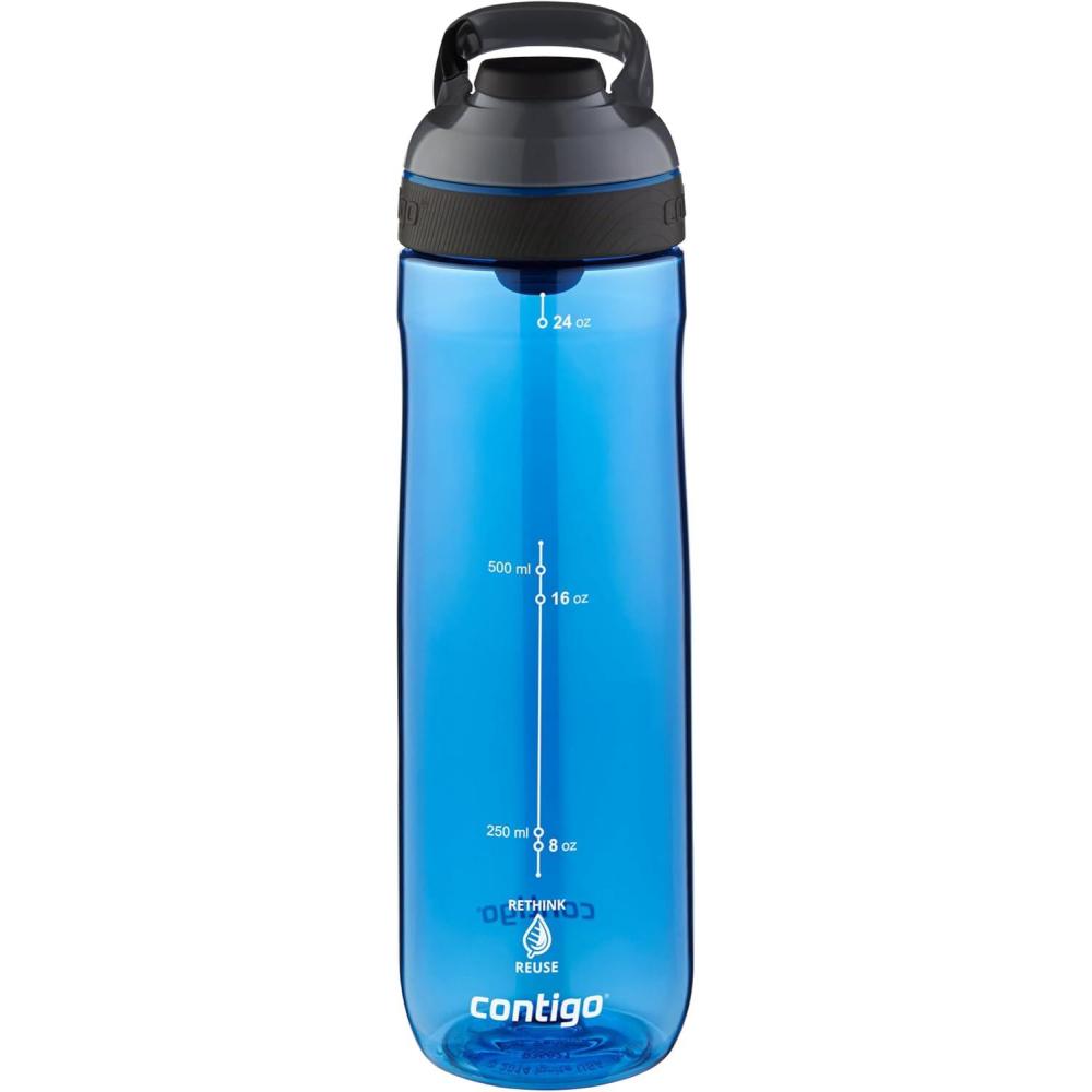 imageContigo Cortland Autoseal Gourde Grande Bouteille dEau de 720 ML sans BPA Gourde de Sport Bouteille antifuites Idale pour lcole Le Sport Le vlo la Course Pieds la randonneMonaco