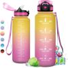 50oz-1500ml | Paille | Jaune + Rose