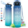 32oz-1000ml | Paille | Bleu + Vert