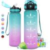 32oz-1000ml | Paille | Vert + Rose Clair