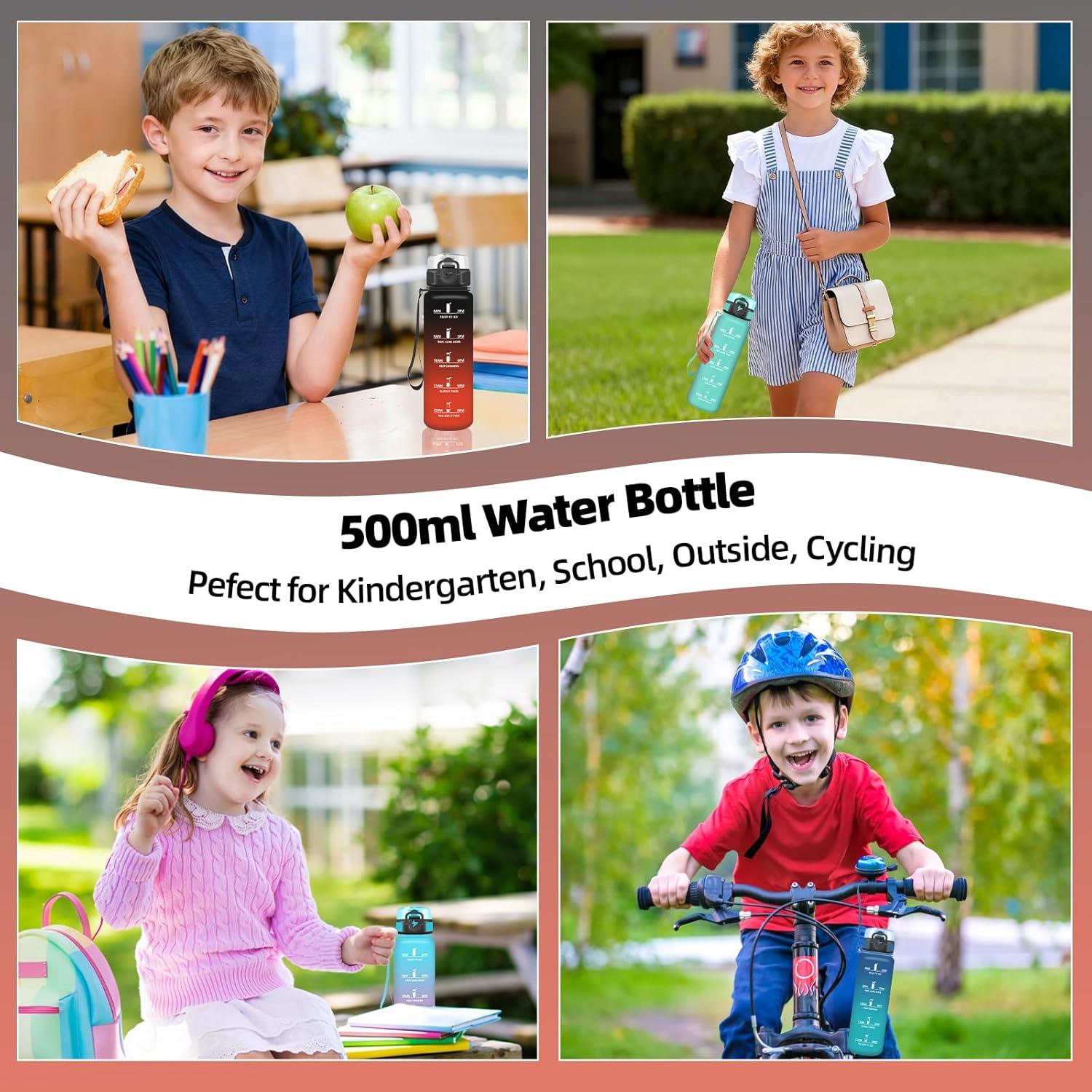 imageGrsta Gourde 1l Gourde Sport Avec Marqueur de Temps Gourdes Gradue pour 1 Journee avec Filtre Verrou de Scurit Anti Fuite Bouteille Motivationnelle pour Bureau Velo VoyageNoirrouge