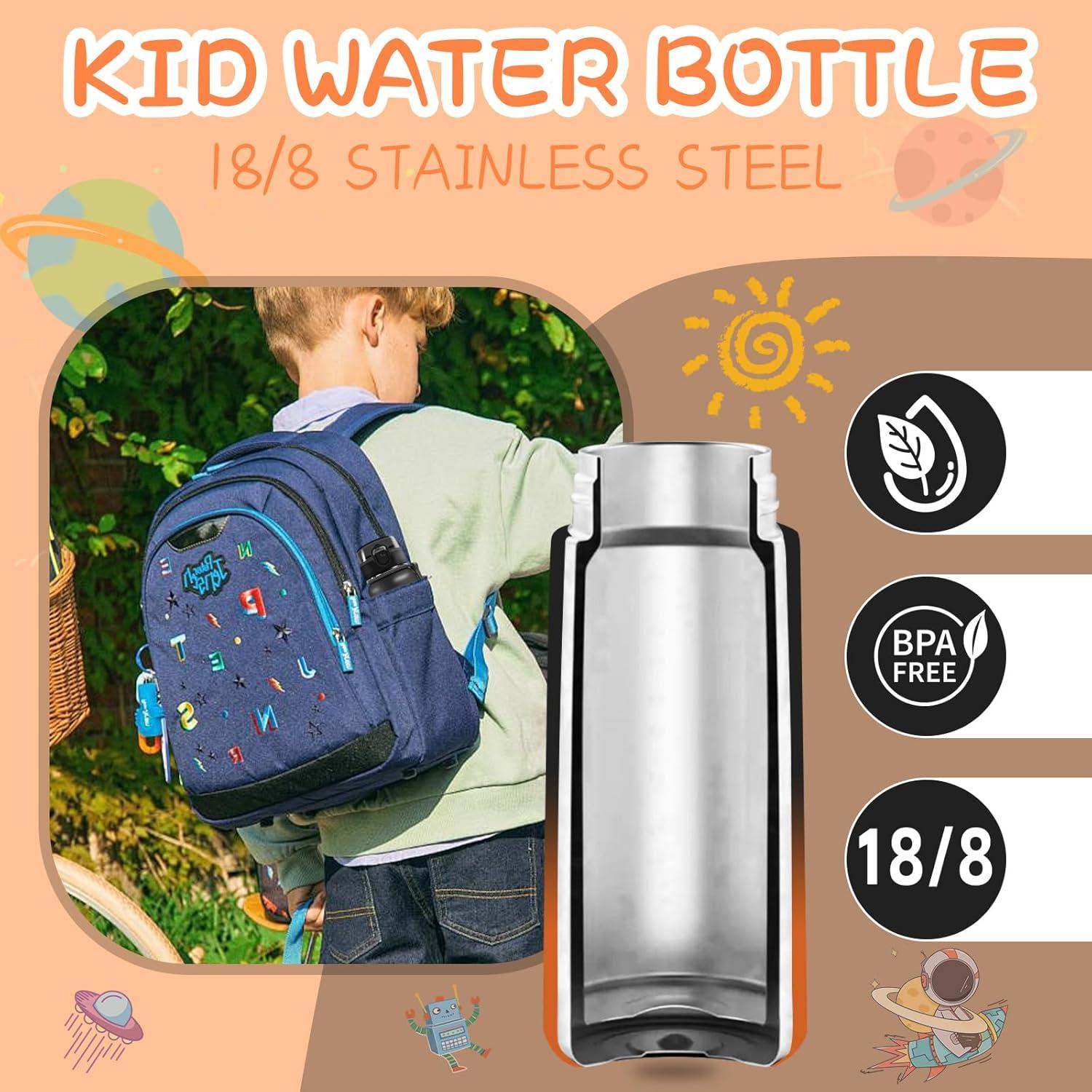 imageGrsta gourde Isotherme 1L Paille sans BPA Bouteille sous Vide Double Paroi AntiFuite Mtal Sport Camping GymBlackred