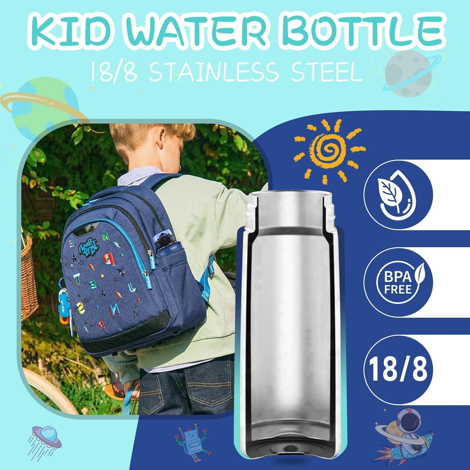 imageGrsta gourde Isotherme 1L Paille sans BPA Bouteille sous Vide Double Paroi AntiFuite Mtal Sport Camping GymBluegreen