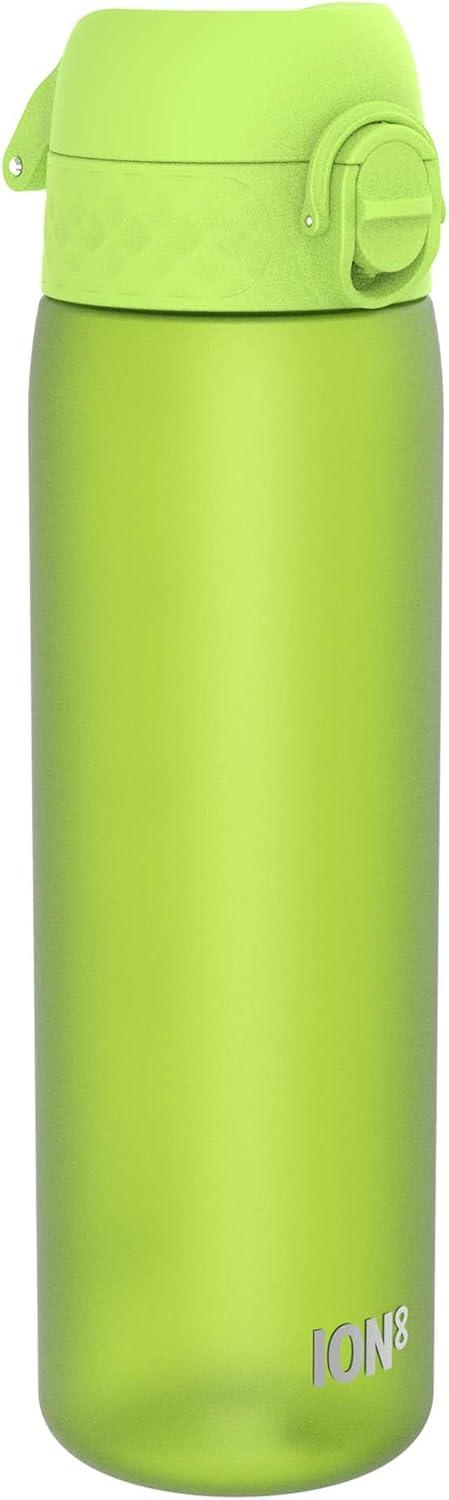 imageIon8 Gourde 500ml AntiFuite Facile Ouvrir Verrouillage Scuris Lavable en Lavevaisselle Sans BPA Poigne de Transport Sadapte aux Portegobelets Facile NettoyerVert