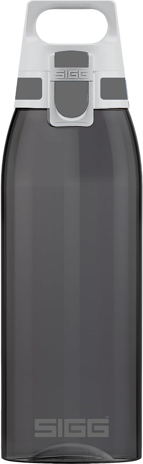 imageSigg Gourde Tritan Total Color ONE Convient Aux Boissons Gazeuses Lavage Au LaveVaisselle tanche ampamp Poids Plume Sans BPA 06L 1LAnthracite