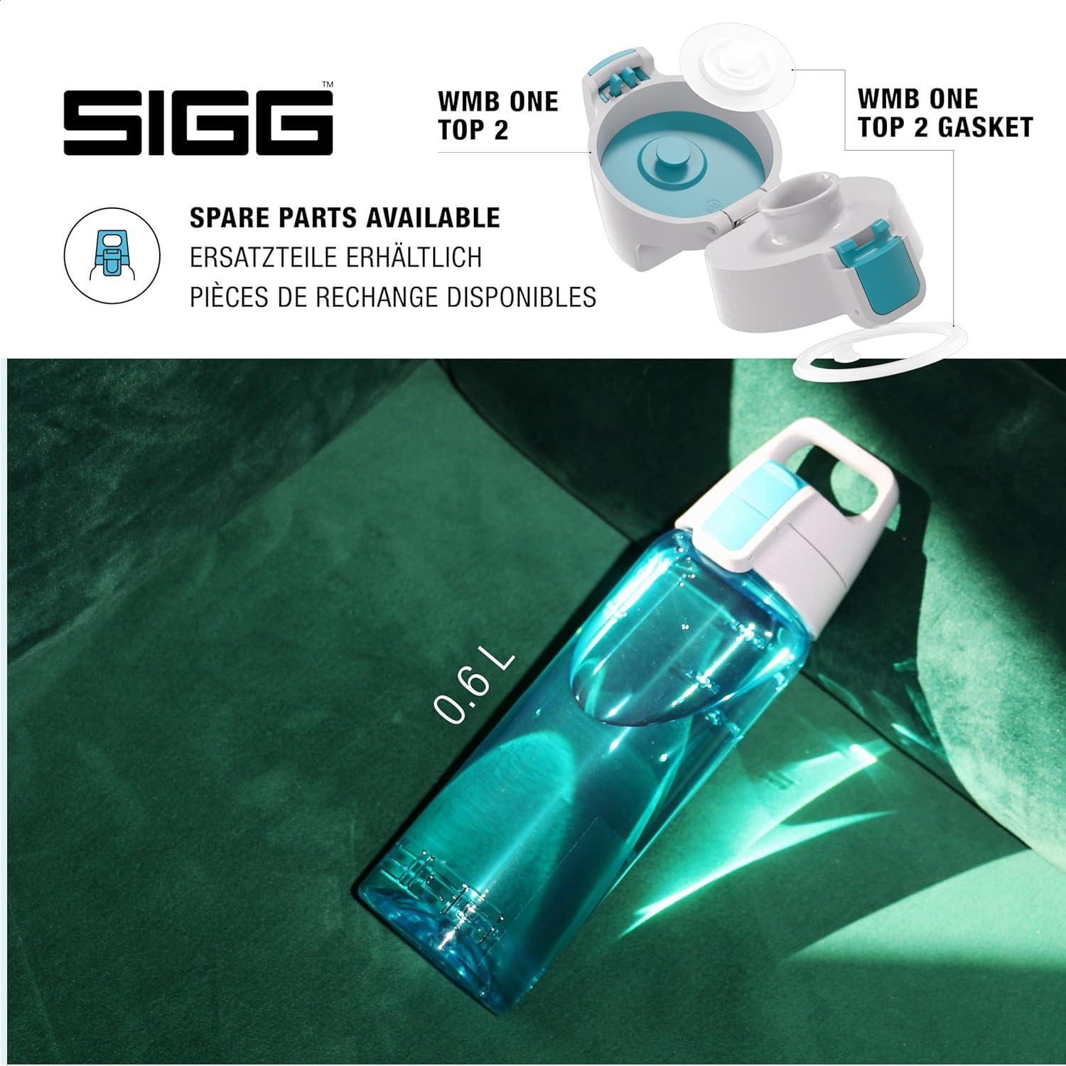 imageSigg Gourde Tritan Total Color ONE Convient Aux Boissons Gazeuses Lavage Au LaveVaisselle tanche ampamp Poids Plume Sans BPA 06L 1LAqua