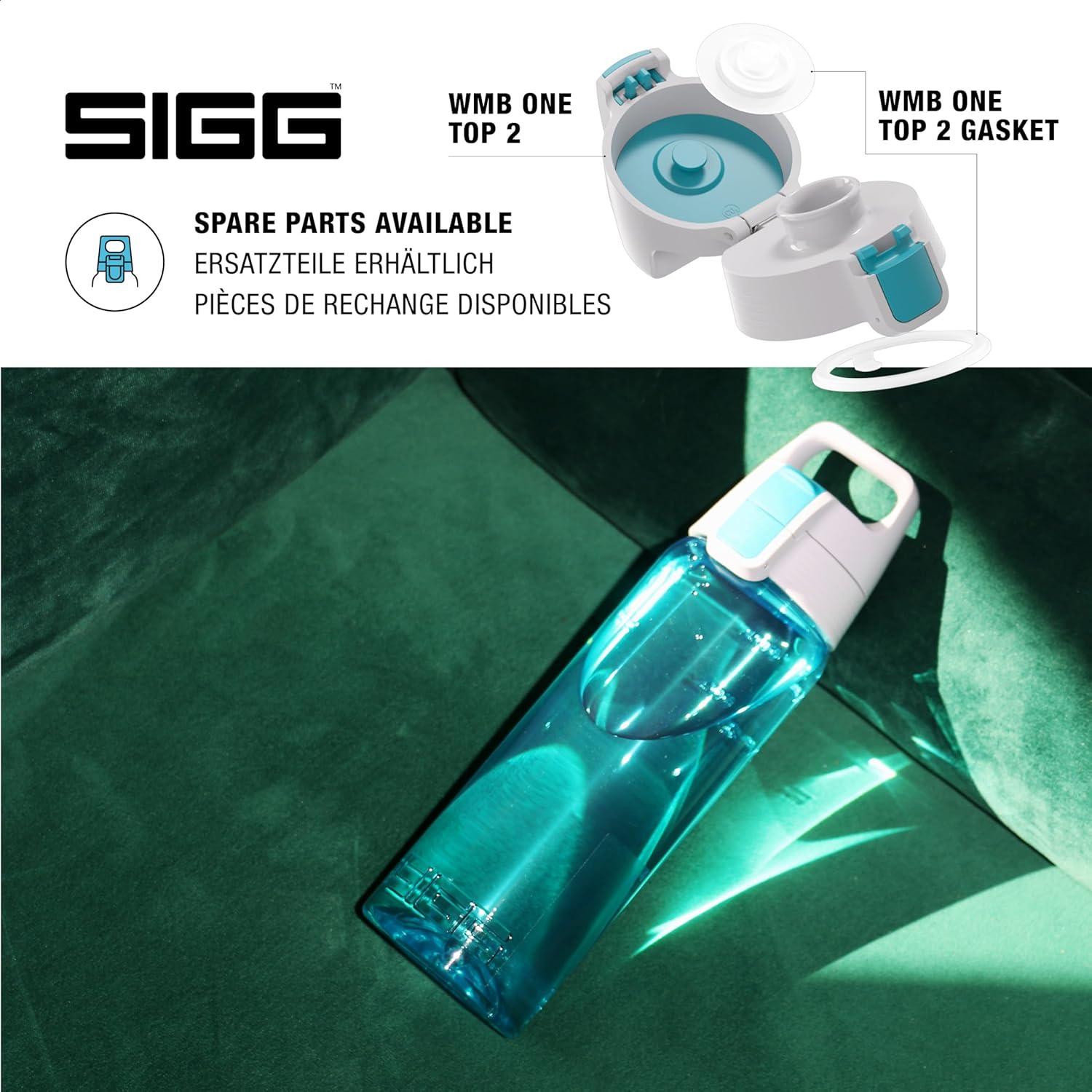 imageSigg Gourde Tritan Total Color ONE Convient Aux Boissons Gazeuses Lavage Au LaveVaisselle tanche ampamp Poids Plume Sans BPA 06L 1LBleu Vibes