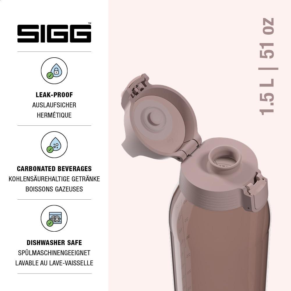 imageSigg Gourde Tritan Total Color ONE Convient Aux Boissons Gazeuses Lavage Au LaveVaisselle tanche ampamp Poids Plume Sans BPA 06L 1LCrpuscule Dusk