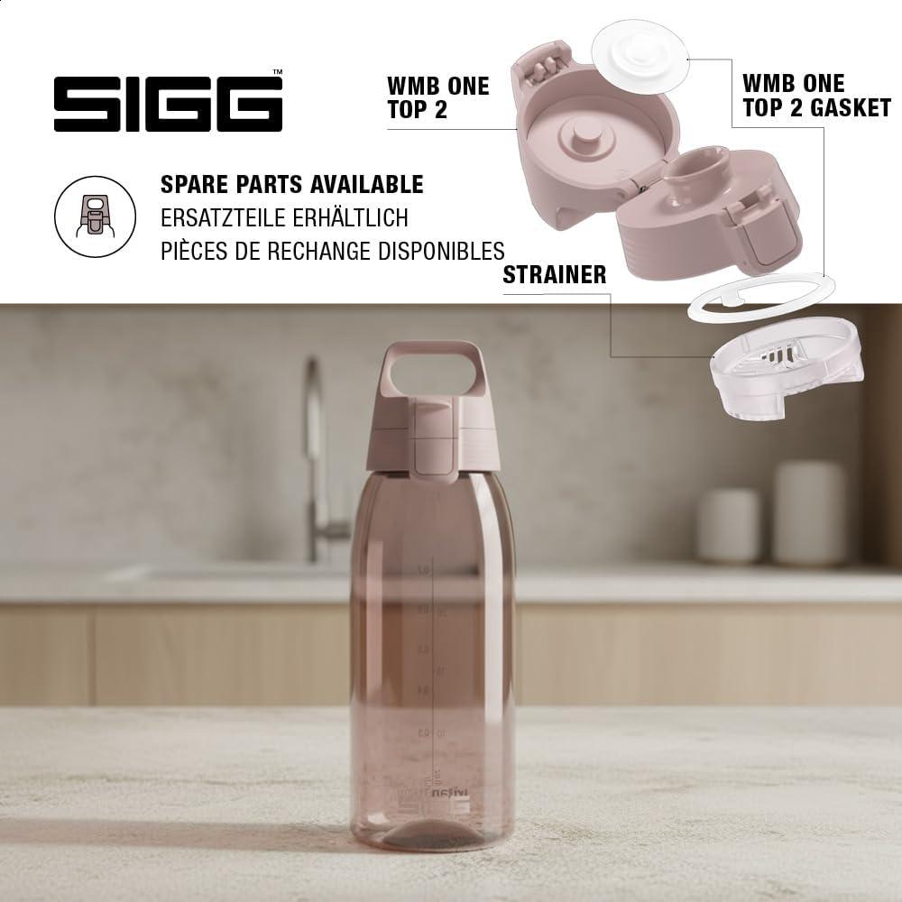 imageSigg Gourde Tritan Total Color ONE Convient Aux Boissons Gazeuses Lavage Au LaveVaisselle tanche ampamp Poids Plume Sans BPA 06L 1LCrpuscule Dusk