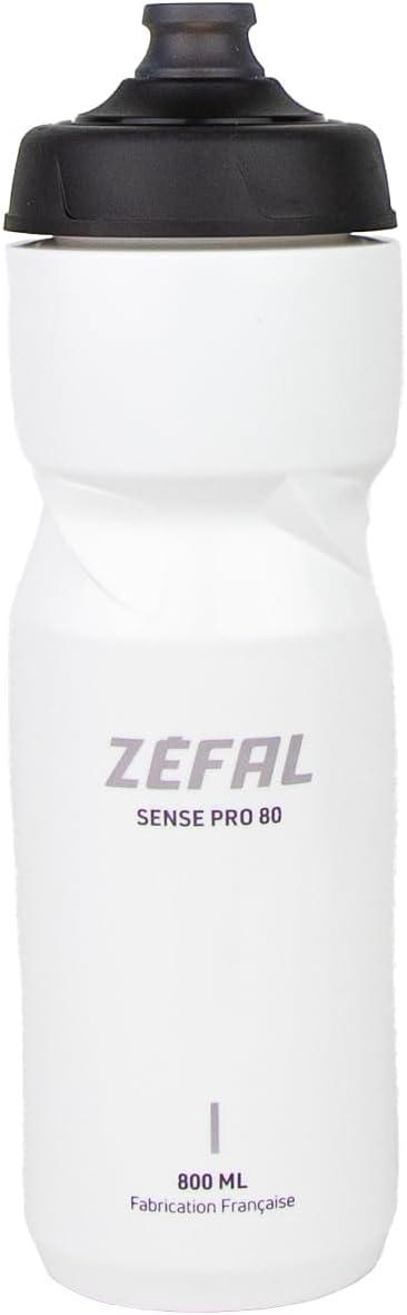 imageZEFAL Sense Pro Bidongourde eau vlosport Premium et Etanche Mixte Adulte Noir Fumbleu 650 ampamp 800 mlBlanc
