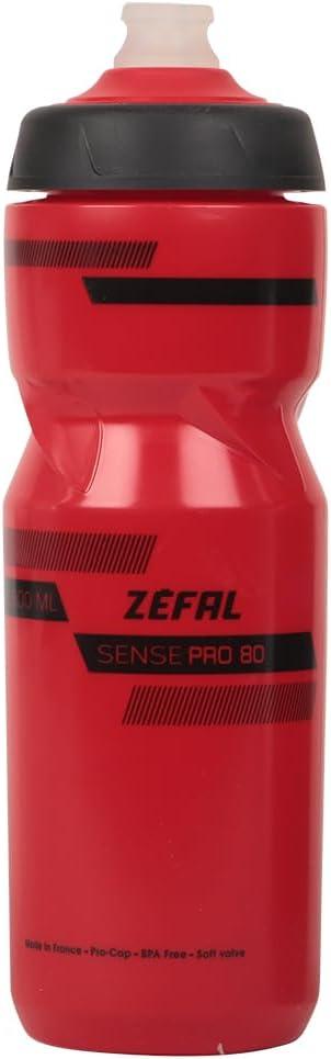 imageZEFAL Sense Pro Bidongourde eau vlosport Premium et Etanche Mixte Adulte Noir Fumbleu 650 ampamp 800 mlRougeNoir