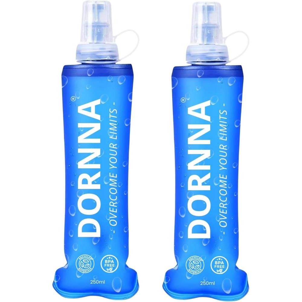 imageGourde Souple Sans BPA 2PCS Flasque Running Soft Flask Bouteille deau pour Sport Utilisation Hydratation en Extrieur 500 ML 2 pcs250 ML 2 pcs