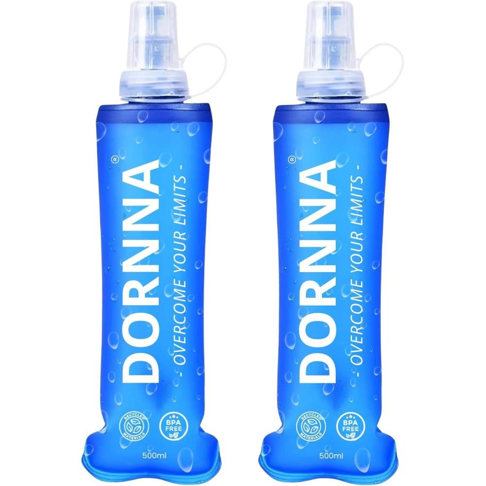 imageGourde Souple Sans BPA 2PCS Flasque Running Soft Flask Bouteille deau pour Sport Utilisation Hydratation en Extrieur 500 ML 2 pcs500 ML 2 pcs
