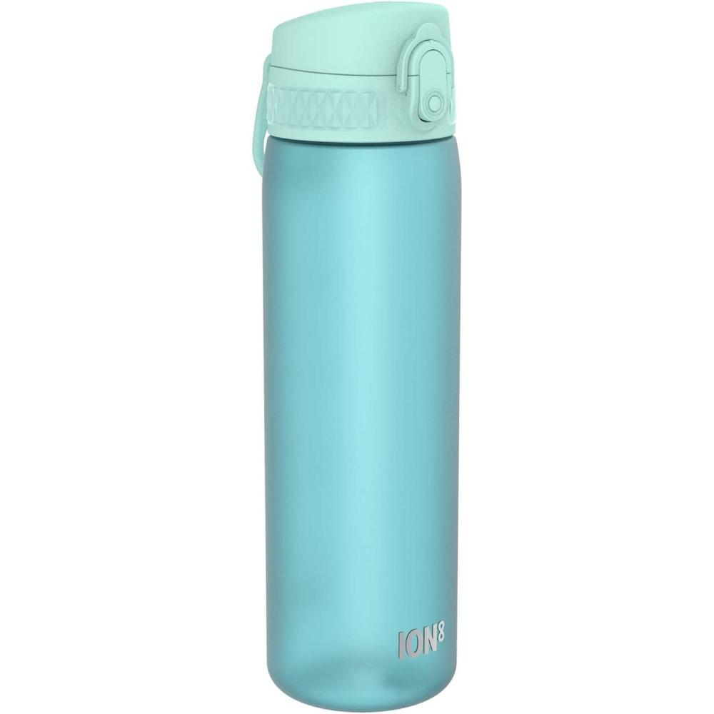 imageIon8 Gourde 500ml AntiFuite Facile Ouvrir Verrouillage Scuris Lavable en Lavevaisselle Sans BPA Poigne de Transport Sadapte aux Portegobelets Facile NettoyerBleu Sonique