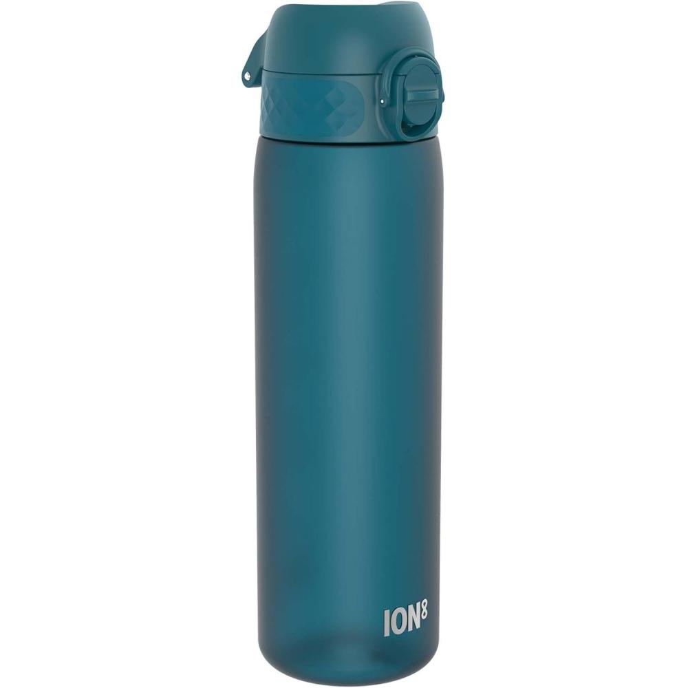 imageIon8 Gourde 500ml AntiFuite Facile Ouvrir Verrouillage Scuris Lavable en Lavevaisselle Sans BPA Poigne de Transport Sadapte aux Portegobelets Facile NettoyerSarcelle Profond