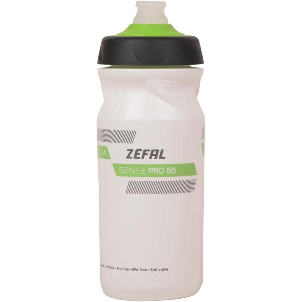 imageZEFAL Sense Pro Bidongourde eau vlosport Premium et Etanche Mixte Adulte Noir Fumbleu 650 ampamp 800 mlBlancVert