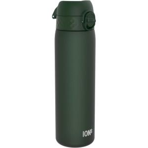Ion8 Gourde, 500ml, Anti-Fuite, Facile à Ouvrir, Verrouillage Sécurisé, Lavable en Lave-vaisselle, Sans BPA, Poignée de Transport, S&rsquo;adapte aux Porte-gobelets, Facile à Nettoyer(Vert Foncé)