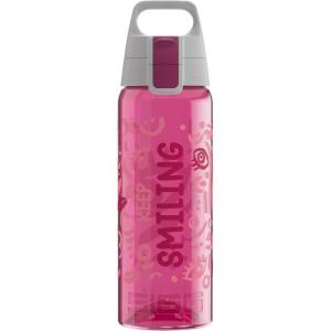 Sigg – Gourde Tritan – Total Color ONE – Convient Aux Boissons Gazeuses – Lavage Au Lave-Vaisselle – Étanche & Poids Plume – Sans BPA – 0,6L / 1L(Rose)