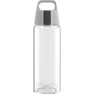 Sigg – Gourde Tritan – Total Color ONE – Convient Aux Boissons Gazeuses – Lavage Au Lave-Vaisselle – Étanche & Poids Plume – Sans BPA – 0,6L / 1L(Transparent)