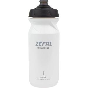 ZEFAL Sense Pro – Bidon/gourde à eau vélo/sport – Premium et Etanche, Mixte Adulte, Noir (Fumé-bleu), 650 & 800 ml(Blanc)
