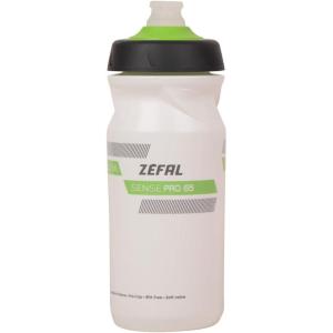 ZEFAL Sense Pro – Bidon/gourde à eau vélo/sport – Premium et Etanche, Mixte Adulte, Noir (Fumé-bleu), 650 & 800 ml(Blanc/Vert)
