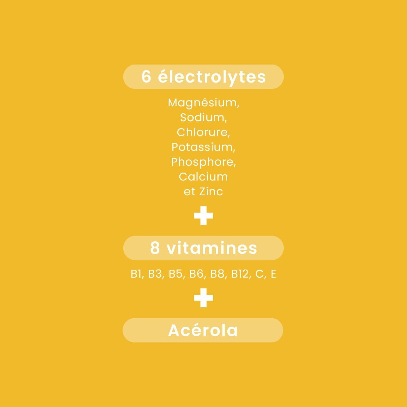 imageSantarome Bio Hydramax Booster dhydration et dnergie Optimise lhydratation Riche en lectrolytes Got Fruit de la Passion 20 pastilles effervescentes FranceHydramax Ananas Mangue Electrolytes Hydratation 20 pastilles effervescentes
