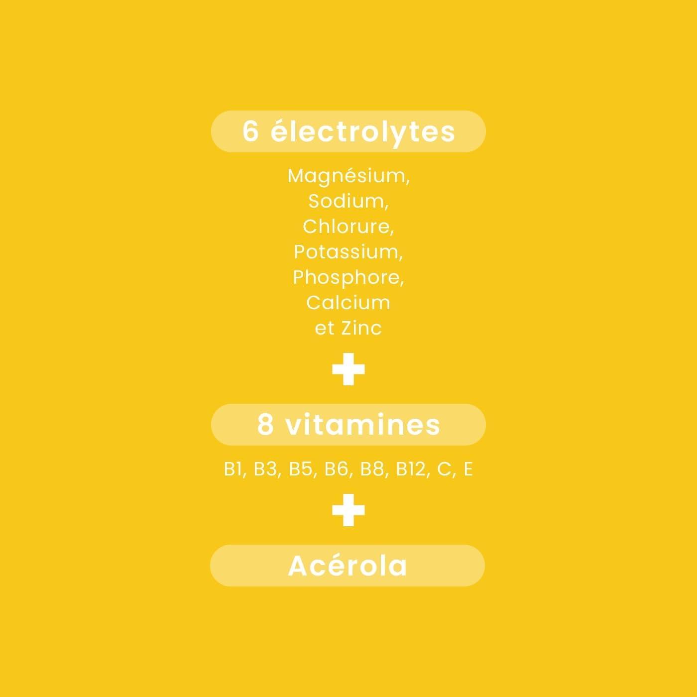 imageSantarome Bio Hydramax Booster dhydration et dnergie Optimise lhydratation Riche en lectrolytes Got Fruit de la Passion 20 pastilles effervescentes FranceHydramax Citron Fraise Electrolytes Hydratation 20 pastilles effervescentes