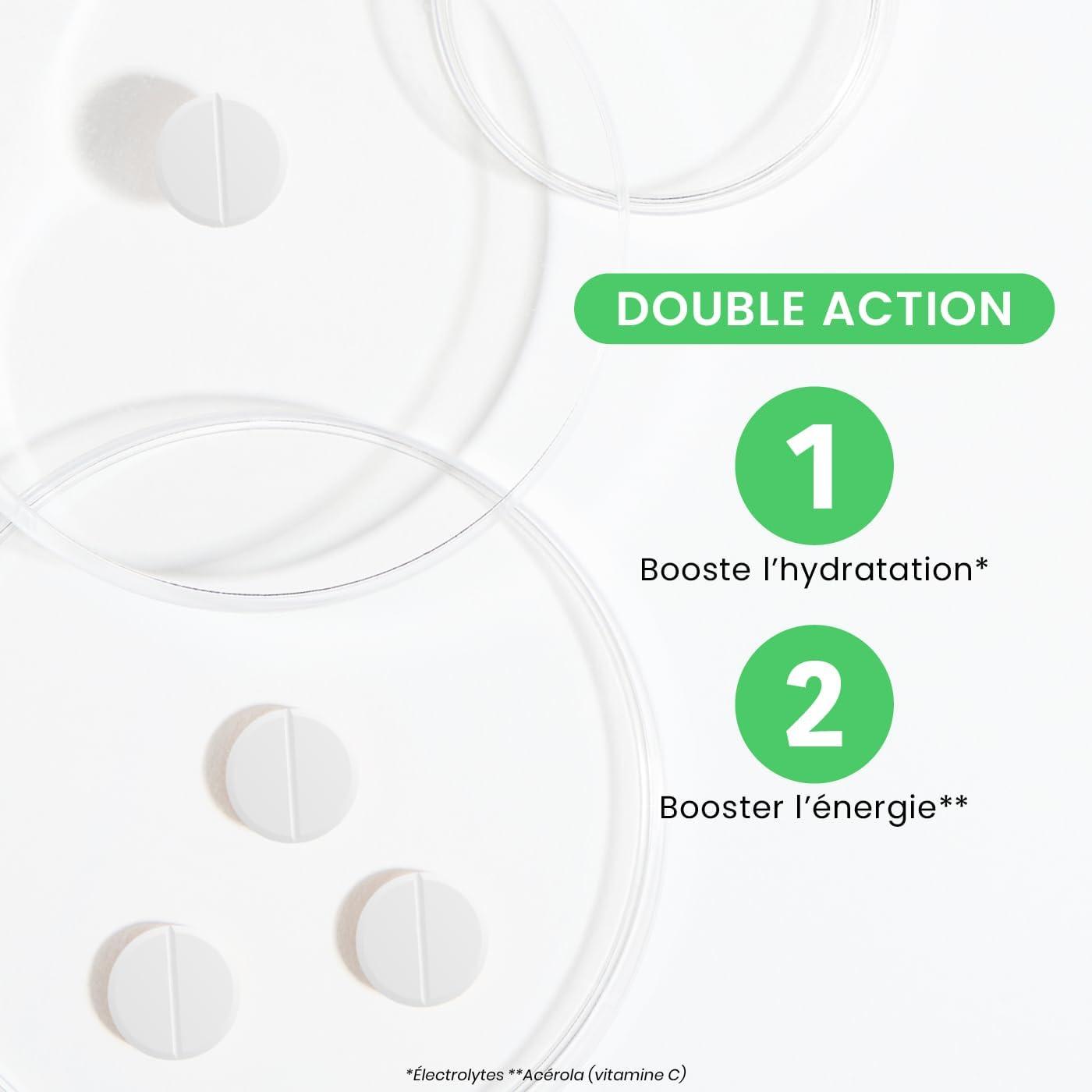 imageSantarome Bio Hydramax Booster dhydration et dnergie Optimise lhydratation Riche en lectrolytes Got Fruit de la Passion 20 pastilles effervescentes FranceHydramax Pastque Electrolytes Hydratation 20 pastilles effervescentes