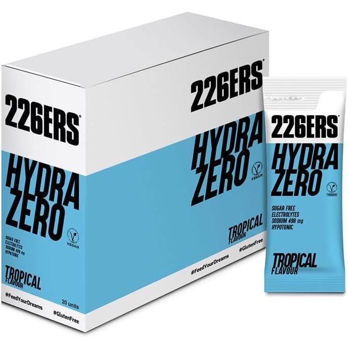 image226ERS Hydrazero Boisson lectrolytique en Poudre pour lHydratation et la Rcupration des lectrolytes Tropical 20 doses individuelles