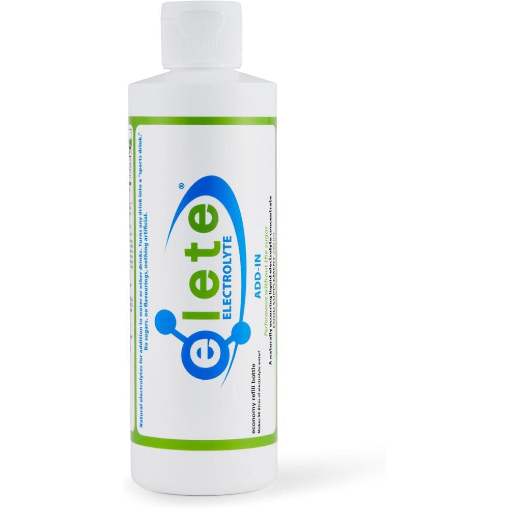 imageElete Concentr dhydratation lectrolytes  25 millilitre  bouteille de poche 4 lectrolytes essentiels chargs ioniquement plus de 70 oligolments Fait 10 Litres240ML