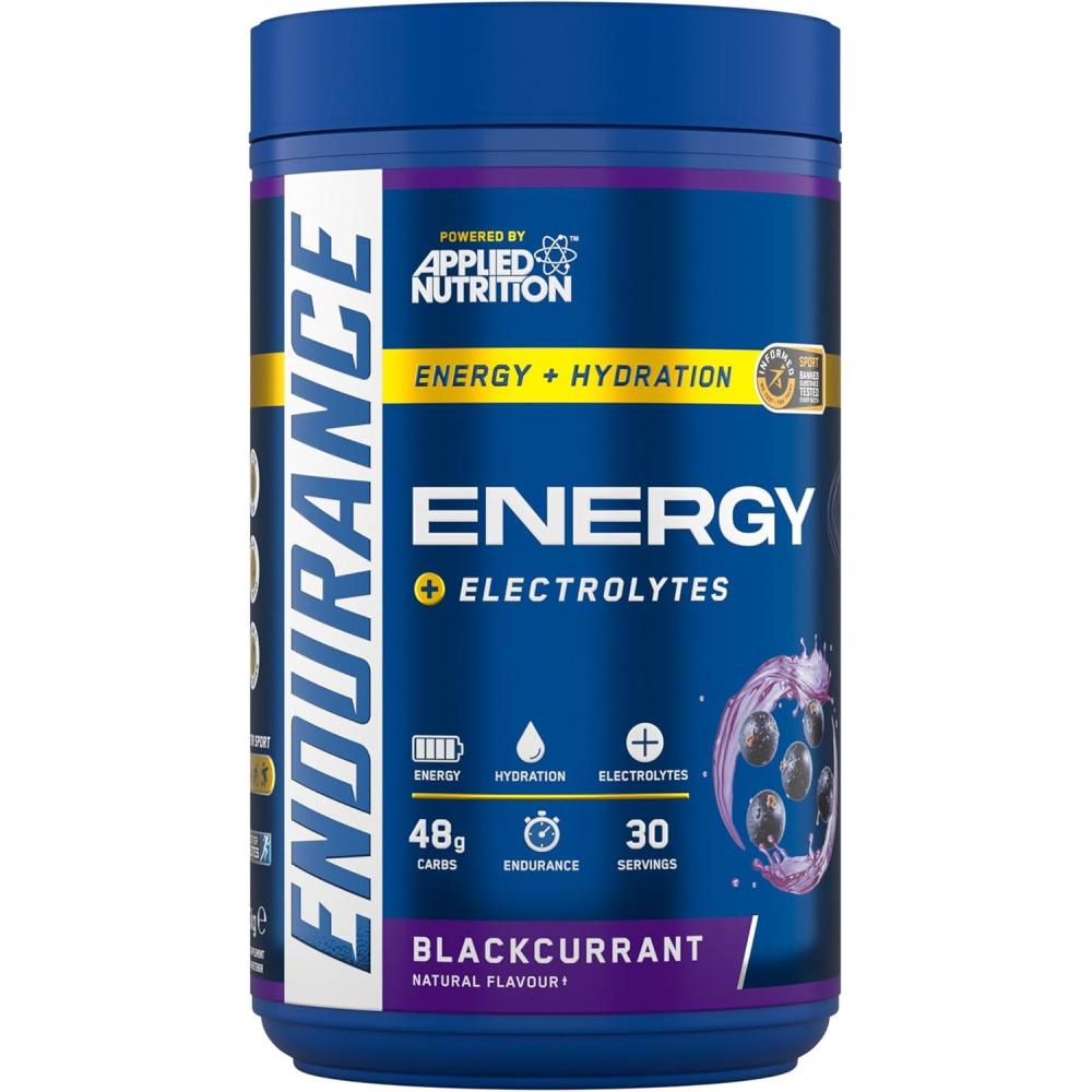 imageEndurance Energy Boisson en poudre riche en glucides et lectrolytes Quick Energy pour sports de performance 15 kg 30 portions cassisCassis