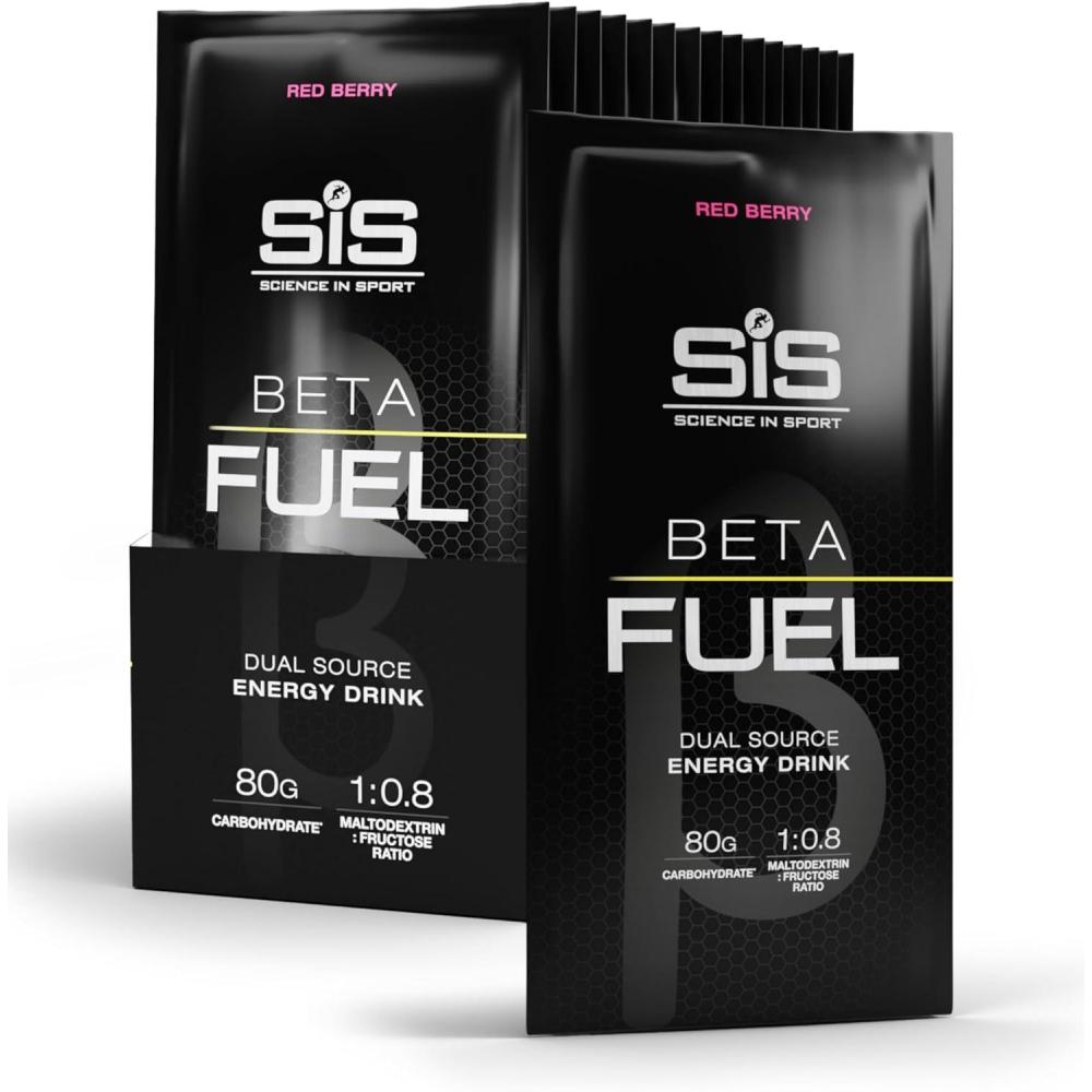 imageScience in Sport BETA Fuel 80 Energy Drink en poudre 15x82g Orange  Boisson isotonique en poudre avec 80g de glucides Source dnergie idale pour les sportifs denduranceFruits Rouges