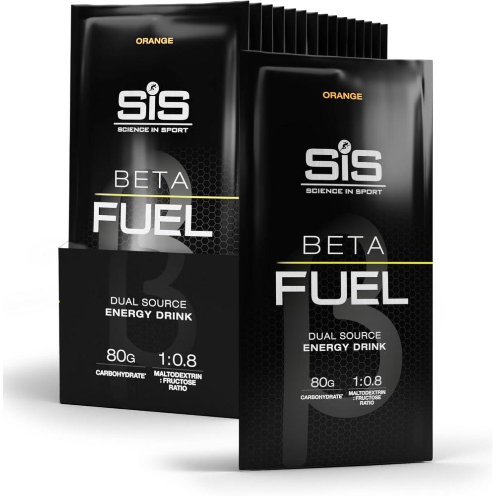 imageScience in Sport BETA Fuel 80 Energy Drink en poudre 15x82g Orange Boisson isotonique en poudre avec 80g de glucides Source dnergie idale pour les sportifs denduranceOrange