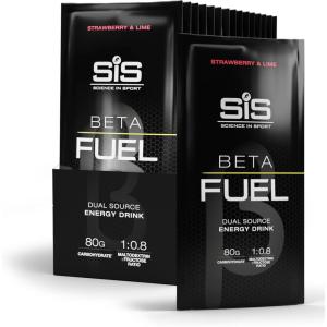 Science in Sport BETA Fuel 80 Energy Drink en poudre 15x82g Orange – Boisson isotonique en poudre avec 80g de glucides, Source d’énergie idéale pour les sportifs d’endurance(Fraise et citron vert)