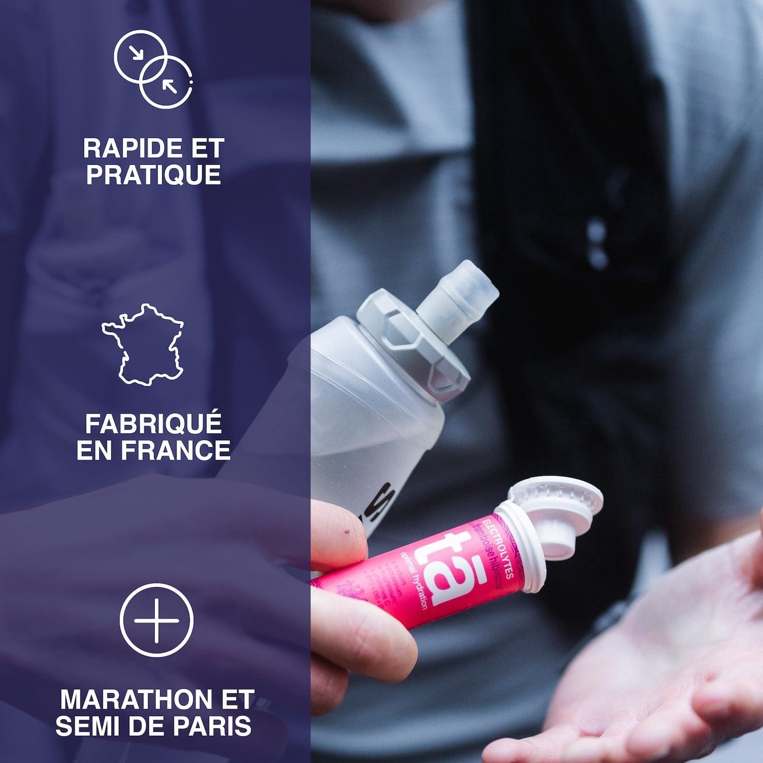 imageTA ENERGY Pastilles dHydratation Sels Minraux Vitamines Faibles Calories Rduit les crampes MADE IN FRANCE Watermelon Tube de 12 PastillesFruitsRouges