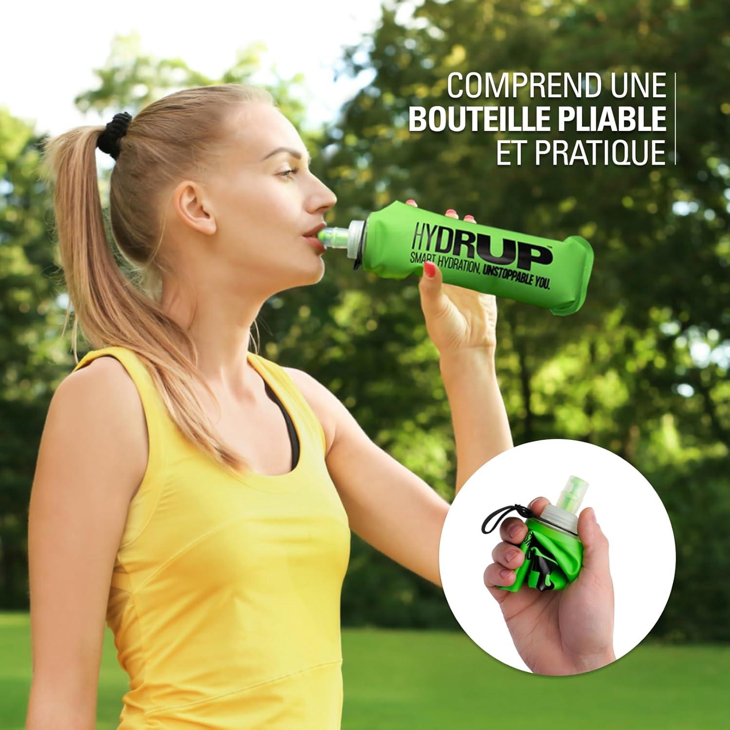 imagelectrolytes Sans Sucre en Poudre 1733 mg Bouteille Mlangeuse Incluse Hydratation avec Vitamines B et C Got Orange Packde 6 Sachets de 14 Grammes Sans Gluten et sans LactoseOrangeMandarine
