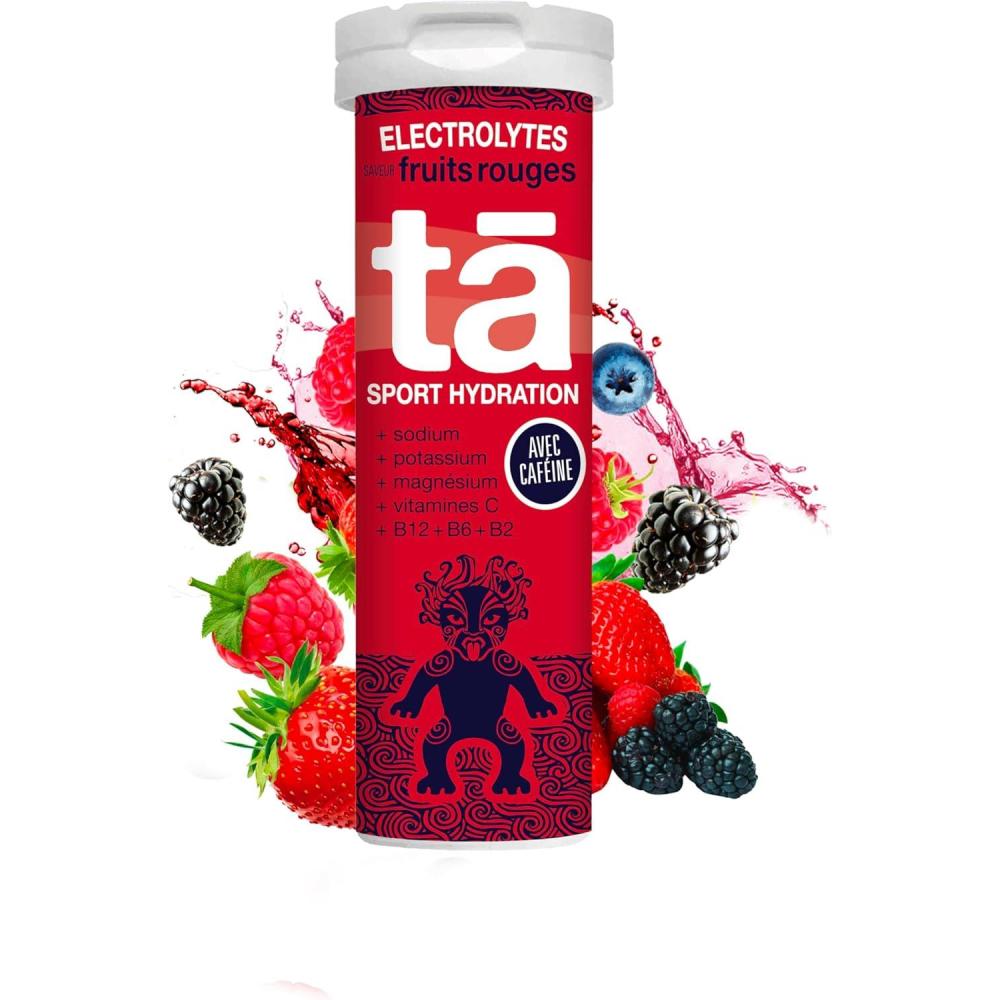 imageTA ENERGY  Pastilles dHydratation  Sels Minraux  Vitamines  Faibles Calories  Rduit les crampes  MADE IN FRANCE Watermelon Tube de 12 PastillesFruits Rouge Cafine